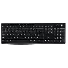 Logitech K270 Tastatur schnurlos (deutsches Tastaturlayout, QWERTZ) schwarz