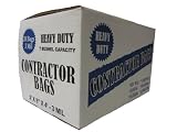 Plastic Prince - Heavy Duty 42 Gallon Contractor Bags - 3 Mil - 32-Inch by 48-Inch - Sold As 20 Bags Per Box.