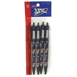 New England Patriots NFL 5 Pack Pen Set