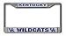 Kentucky Wildcats Chrome License Plate Frame