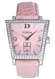 Corum 106-404-47-0008-PM52 Trapeze Pink Mother-of-Pearl Dial Leather Crocodile Women's Watch