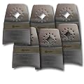 KENT, 6 Concave Stainless Oscillating Blades, For Scraping: Paint, Grout, Caulking, Fits Fein Multimaster, FMM250Q, Bosch, Chicago, Secco, Milwaukee