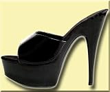 Produkt-Bild: Plateau Lack Pantolette Carmen schwarz