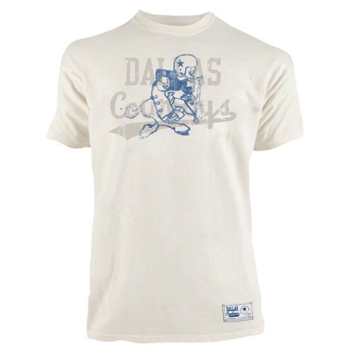 Dallas Cowboys Paper White Bronco Garment Washed Tee