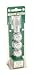 Mr. Lugnut 30-1921 Standard Two-Piece Mag Lug Nuts (12mm x 1.25 Thread Size)  - Pack of 4