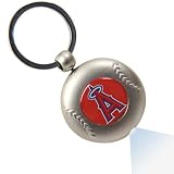 MLB Los Angeles Angels of Anaheim Silver Baseball Flashlight Keychain