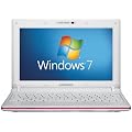 Samsung N145P F110 10.1 inch netbook (Intel Atom N450 1.66 GHz, 1Gb, 250Gb, WLAN, Webcam, Win 7 Starter) - Corby Pink