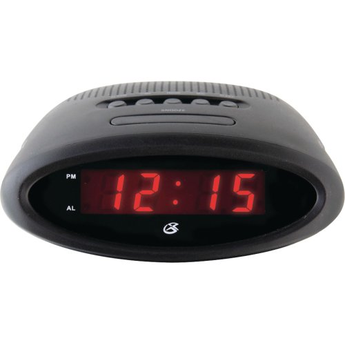 GPX C200B AM/FM Clock Display (Black)