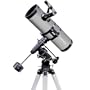 Silver TwinStar 4.5" Reflector Telescope Fast f/4.4 EQ Mount