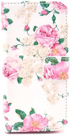 Iphone5s Case,iphone5 Caes,Roses Pattern Premium Pu Leather Wallet Flip Protective Skin Case with Magnetic Closure for Apple Iphone5s (Iphone5) (roses)