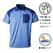 TOREAD (トリード) ZHIYUAN メンズ クイックドライTシャツ ブルー M 7Y2478SBM