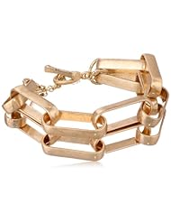 Kenneth Cole New York "Tropics" Oval Link 2 Row Toggle Bracelet, 8"