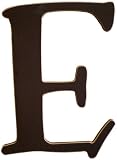 New Arrivals The Letter E, Chocolate Brown