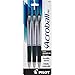 PILOT Acroball Pro Advanced Ink Refillable & Retractable Ball Point Pens, Medium Point, Black Ink, 3-Pack (31920)