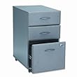 Mobile Vertical File, 2 Box Drawers/1 File Drawer, Slate Gray (BSHWC84853SU)