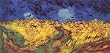 Vincent Van Gogh (Crows over wheat field) Art Poster Print - 13x19