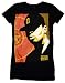 Chuck D Girls T-shirt in Black by Obey Clothing - Ships in ''24'' Hours!