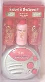 Rock in the Shower Blue Set Radio &Bath Salt Giftset Raspberry