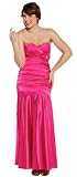 Strapless Satin Bandage Trumpet Formal Dress Prom Gown Crystal Flower Brooch Bridesmaid Junior Plus Size