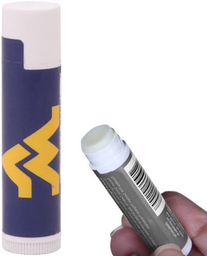 Officially Licensed NCAA West Virginia Mountaineers SPF30 Lip Balm