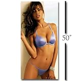 411AvXLgP6L. SL160  Adriana Lima Lingere 50x24 Sexy Swimsuit High Resolution Borderless Poster Print #15 Huge