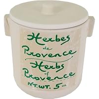 Large 5 Oz Jar Anysetiers du Roy Herbes de Provence in Pottery Crock