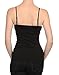 Nophat Womens Slimming Control Padded Cami With Adjustable Straps Black