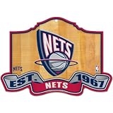 New Jersey Nets Official Logo 11"x17" Wood Sign