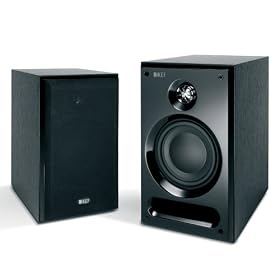 KEF C3 Bookshelf Speaker (Pair, Black)