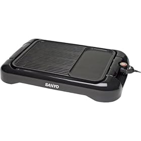 1300-Watt Extra-Large Indoor Barbeque Grill with Griddle by 