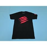 Team Mad Catz Tシャツ 2012 黒/赤 S （ウメハラ着用デザイン）