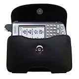 Gomadic for the PalmOne palm Tungsten W - Horizontal Leather Case with Belt Clip/Loop for the PalmOne palm Tungsten W