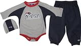 New England Patriots Infant Long Sleeve Creeper Pant and Skull Cap Set