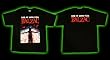 BALZAC - Deep Blue Cross - Black T-shirt