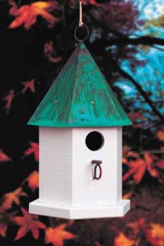 Heartwood Copper Songbird House