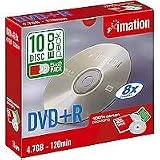Review Imation 21223 / Imation DVD+R 8x 4.7GB 10 Pack (5x 2pk Disc Box Slider) Showbox