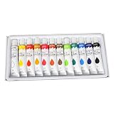 New Professional Oil Paints 12 Tubes Oil Colours Painting Set