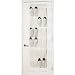 Storage and Organization 24 Pocket Over the Door Shoe Organizer in Natural