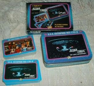 Star Trek the Next Generation Playing Cards in Tin Box