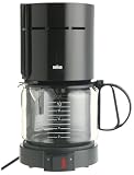Braun KF400-BLK Aromaster 10-Cup Coffeemaker, Black