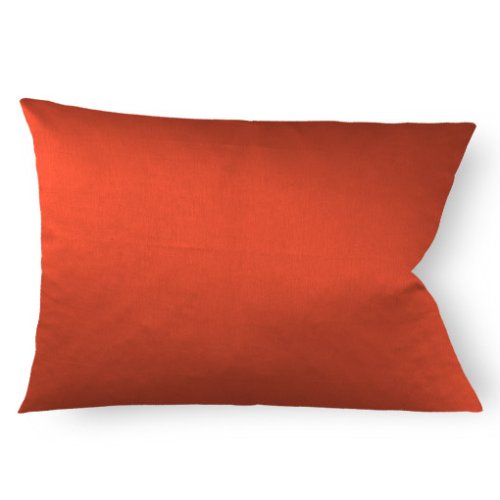 fleuresse Kissenbezug colours 9100-4069, 40x80cm, Mako Satin, Farbe gebranntes Rot, 100% B Preisvergleich