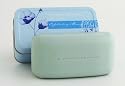 Asquith & Somerset Cotton Breeze Exfoliating Soap 12 Oz. With Loofah In Gift Tin From England
