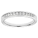 Platinum Diamond Wedding Band (0.25 ct. tw. H color SI2clarity)