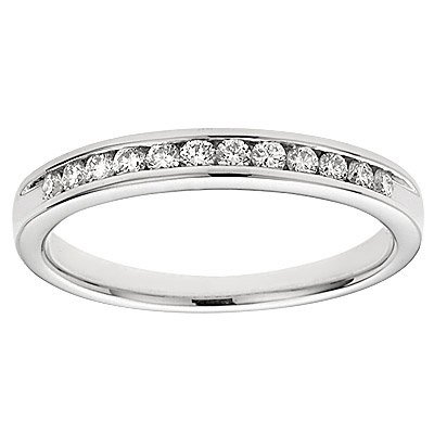 Platinum Diamond Wedding Band (H/SI2, 1/4 ct. tw.)