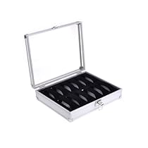 12 Grid Watches Display Storage Box Case Jewelry Aluminium Square 12 Grid Watches Display Storage Box Case Jewelry Aluminium Square