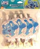8 ct. PARTY MEDALLION BLOWOUTS BLUE CLUES