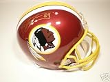 Santana Moss Autographed Washington Redskins Full Size Riddell Helmet