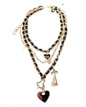 Logo Layered Ribbon Necklace