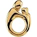 14K Yellow Gold Mother and Child Pendant by Janel Russell