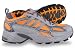 ADIDAS TUNDRA RUNNING TRAINERS - GREY / ORANGE - SIZE UK 8.5